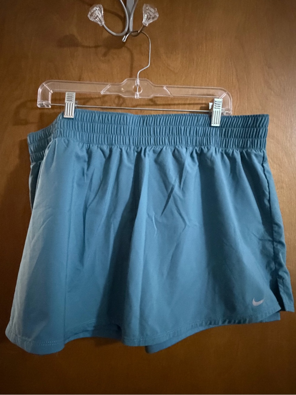Nike Women’s Teal Blue Athletic Shorts with inner cycling shorts 2xl